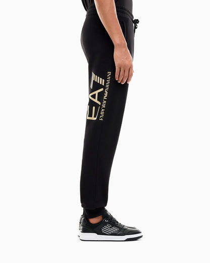Slim-fit trousers Logo Series in cotton jersey with logo