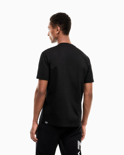 Slim-fit trousers Logo Series in cotton jersey with logo