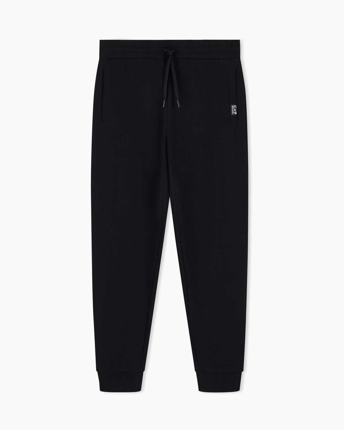 Slim-fit trousers Logo Series in cotton jersey with logo