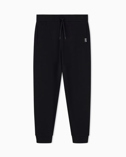 Slim-fit trousers Logo Series in cotton jersey with logo