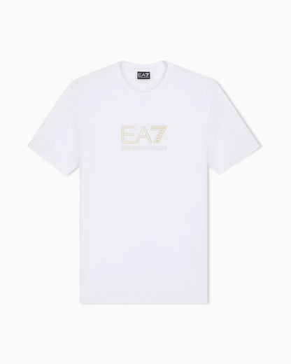 Regular fit t-shirt Premium Label in viscose with logo