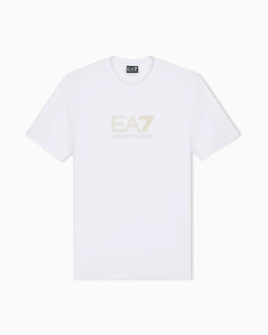 Regular fit t-shirt Premium Label in viscose with logo