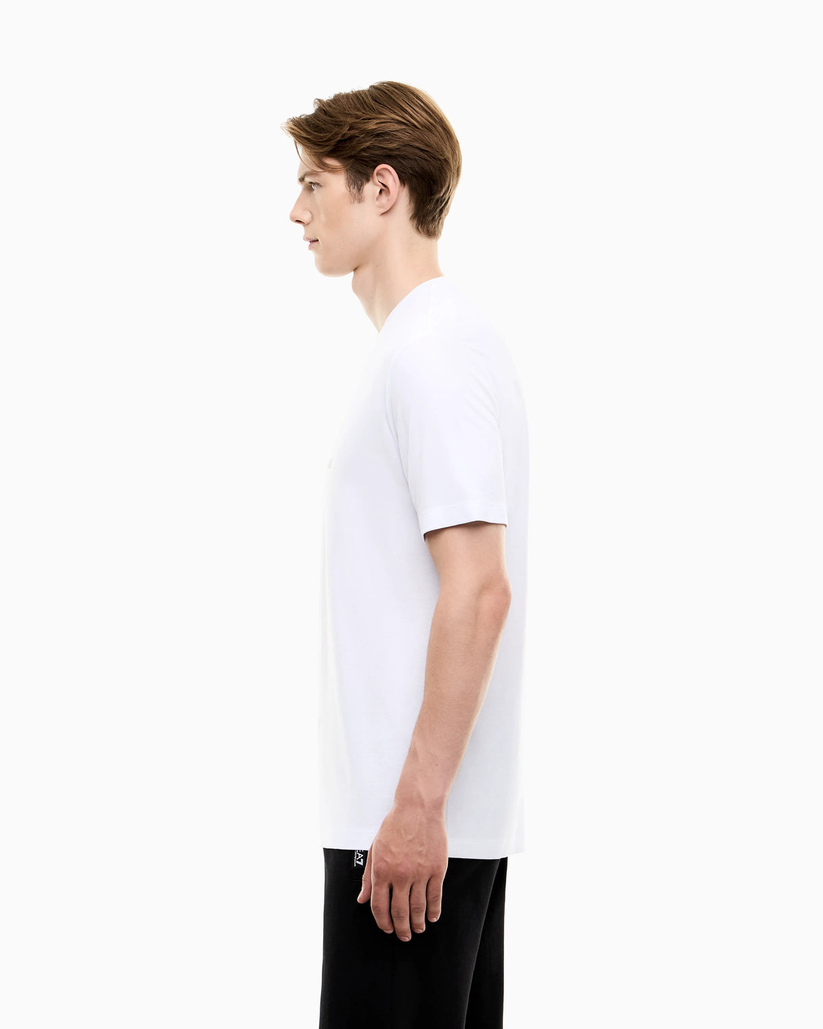 Regular fit t-shirt Premium Label in viscose with logo