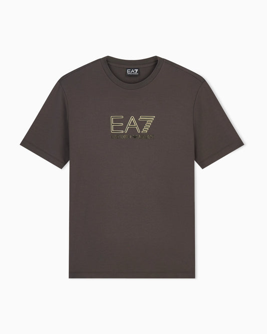 Regular fit t-shirt Premium Label in viscose with logo