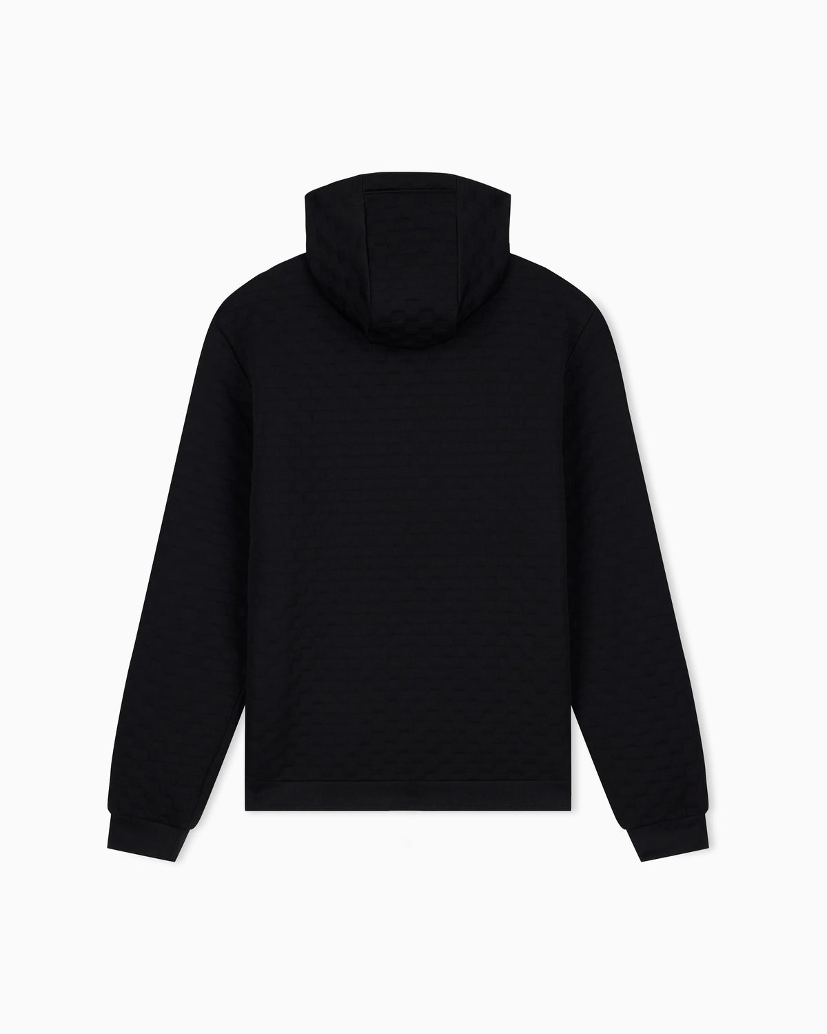 Hoodie Premium Label regular fit full-zip with rib details