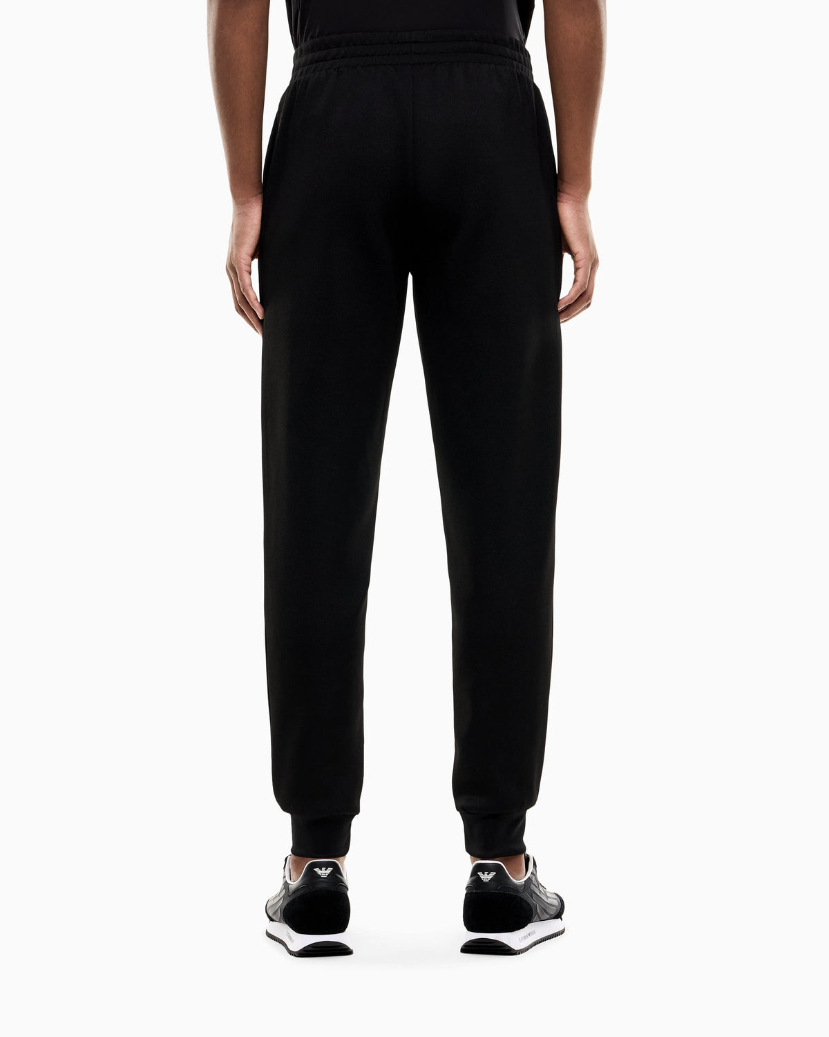 Slim-fit pants Premium Label in jersey with rib details