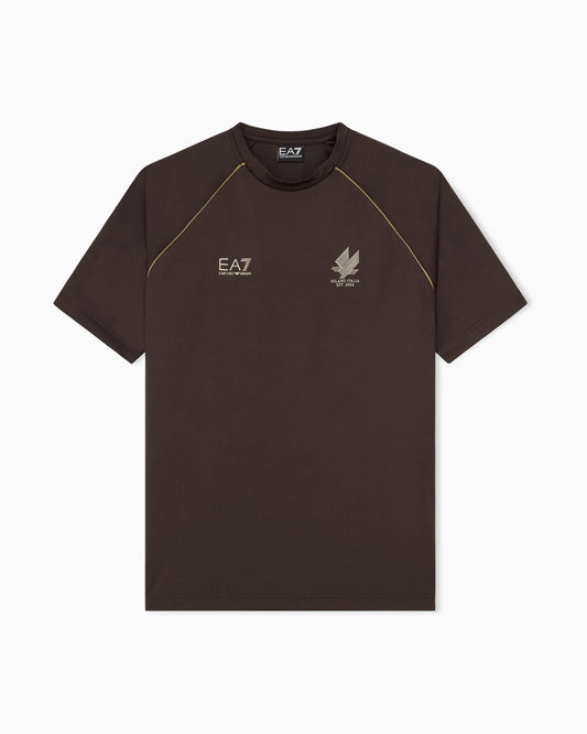 T-shirt Soccer regular fit in jersey with printed logo