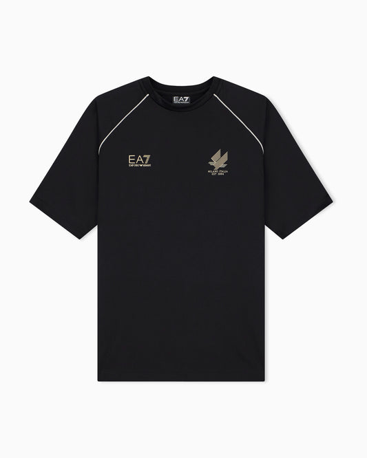 T-shirt Soccer regular fit in jersey with printed logo