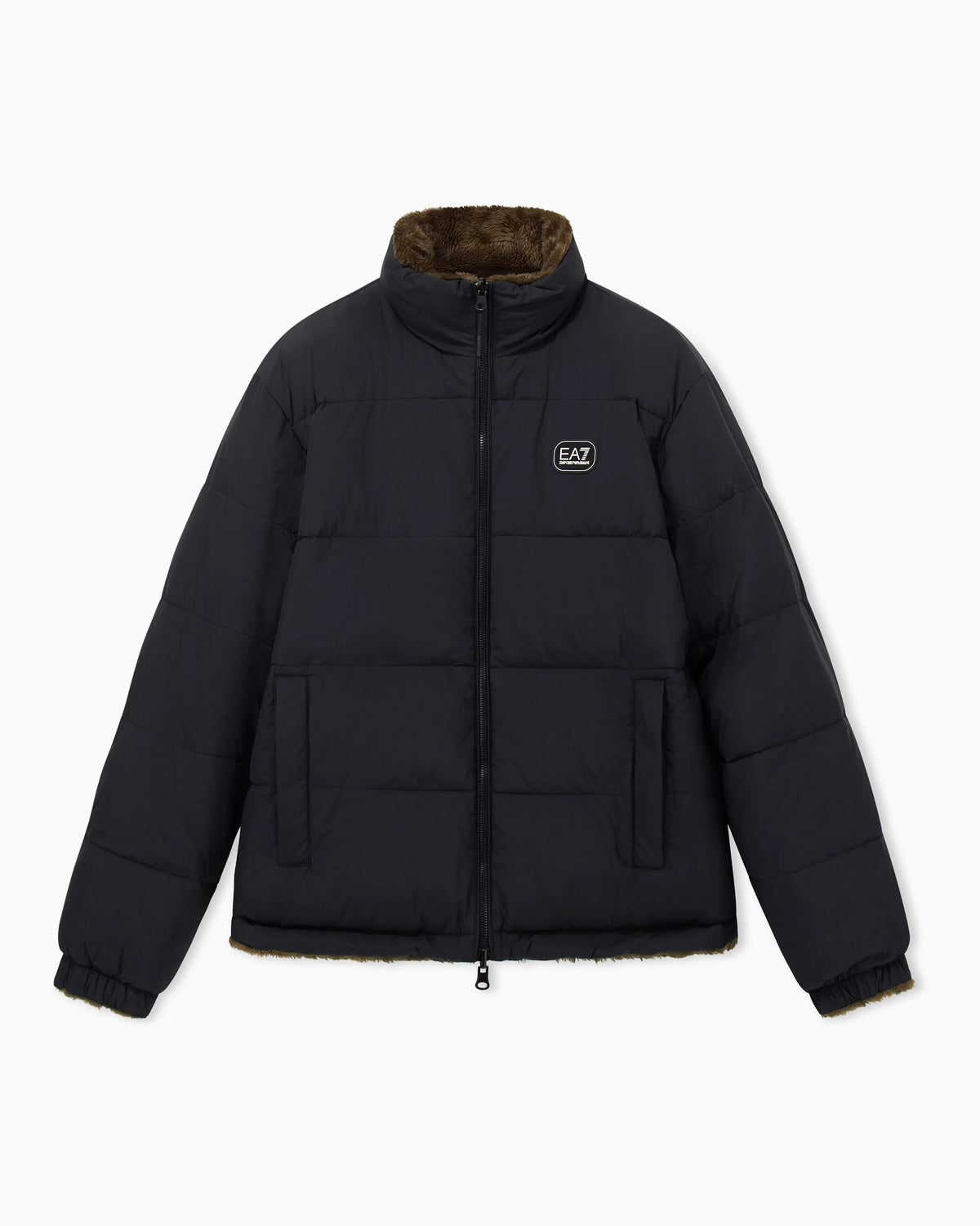 Oversized reversible bomber jacket with padding