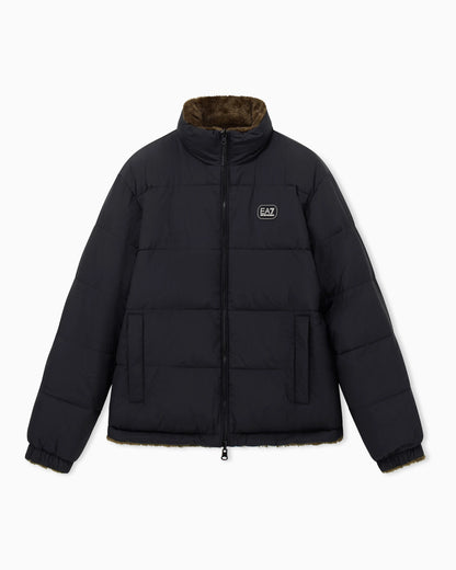 Oversized reversible bomber jacket with padding