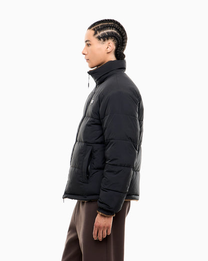 Oversized reversible bomber jacket with padding