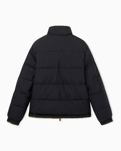 Oversized reversible bomber jacket with padding