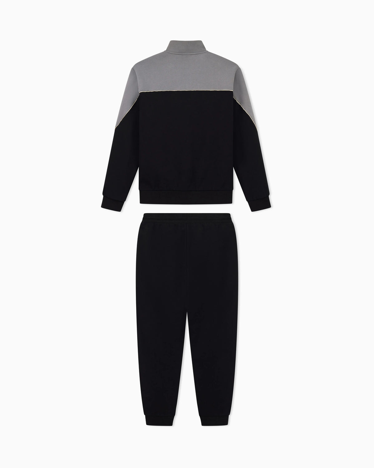 Tracksuit regular fit in cotton jersey with ribbed details