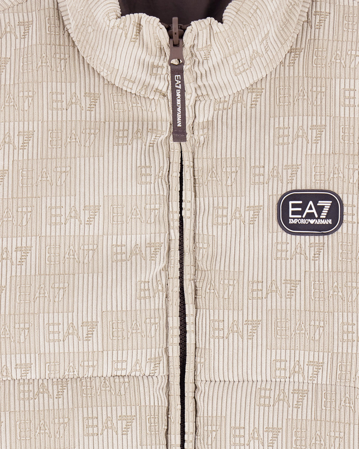 Bomber jacket oversized in velvet with an embossed logo