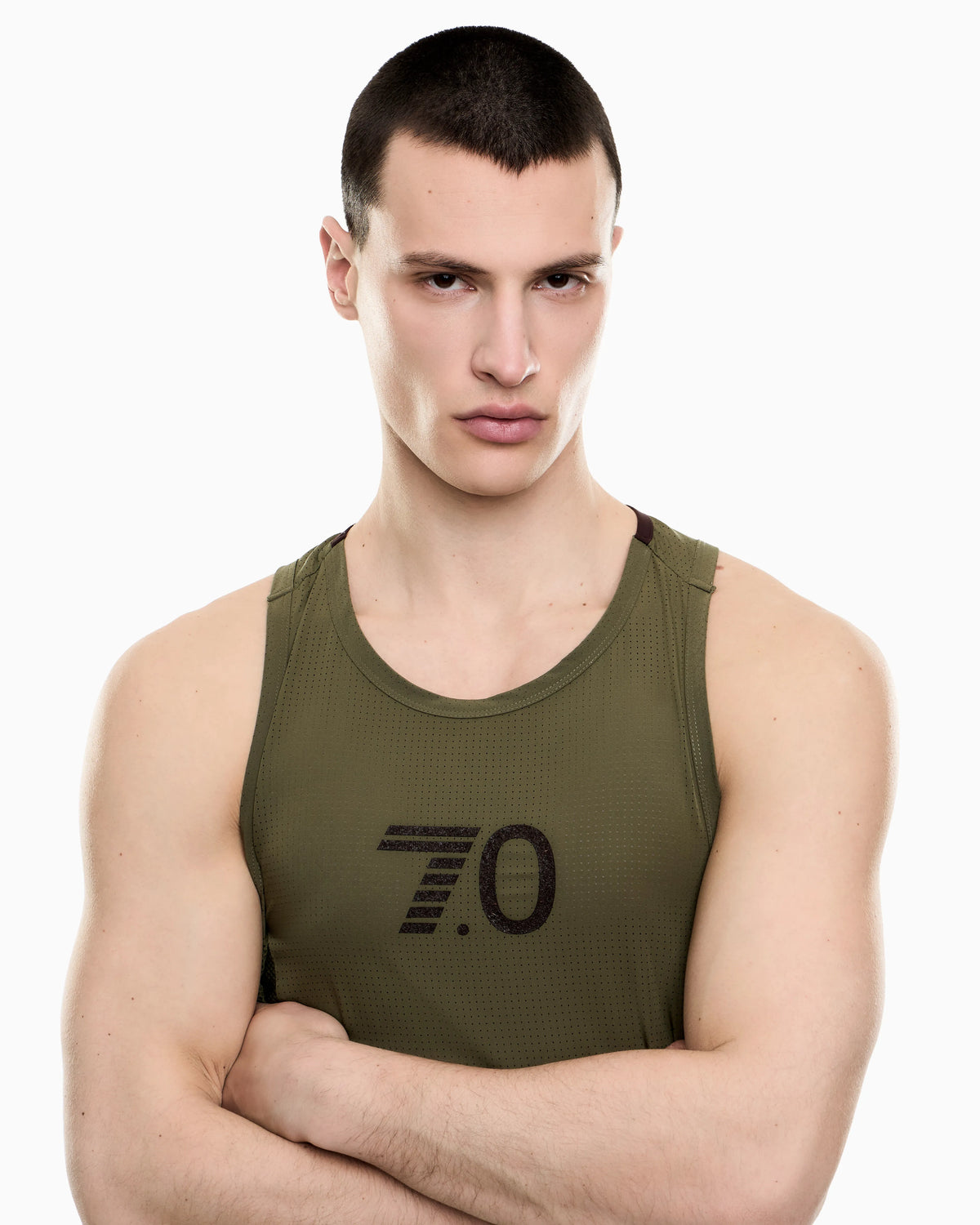 7.0 SHOW tank top in stretch technical fabric