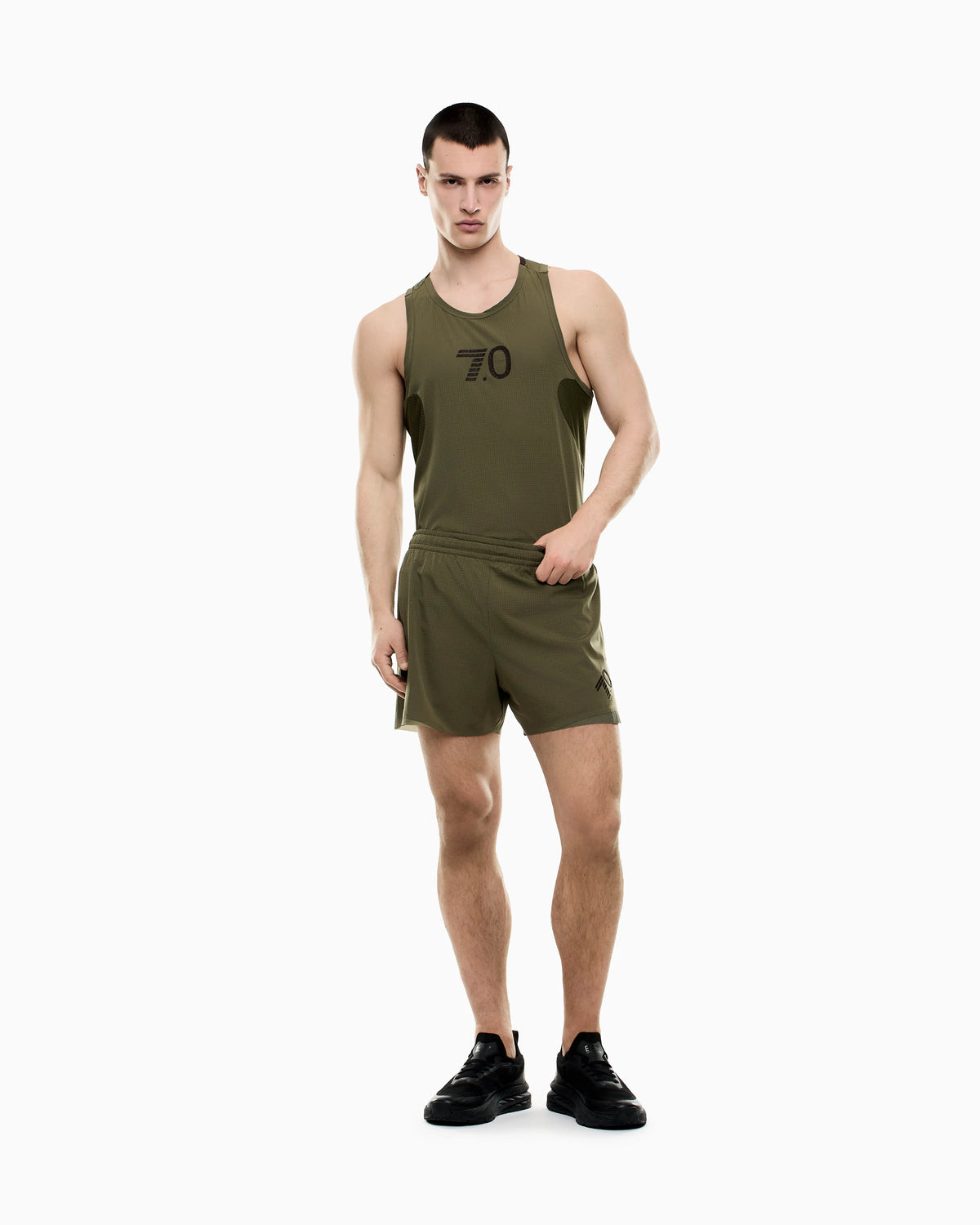 7.0 SHOW tank top in stretch technical fabric