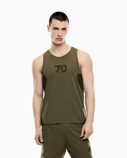 7.0 SHOW tank top in stretch technical fabric