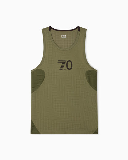7.0 SHOW tank top in stretch technical fabric