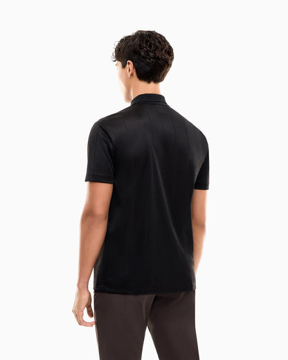 polo shirt Golf Pro in graphic jacquard