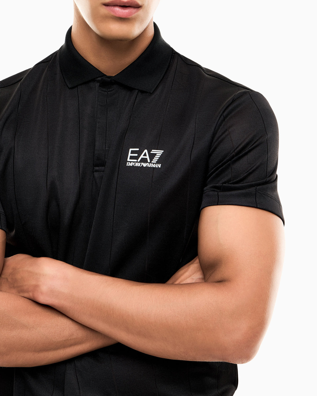 polo shirt Golf Pro in graphic jacquard