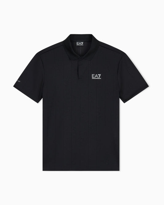 polo shirt Golf Pro in graphic jacquard