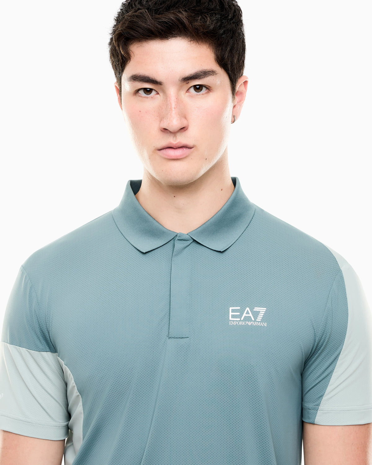 polo shirt Tennis Pro block jersey regular fit
