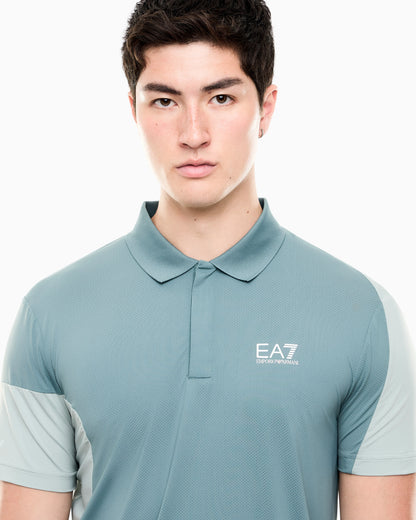 polo shirt Tennis Pro block jersey regular fit