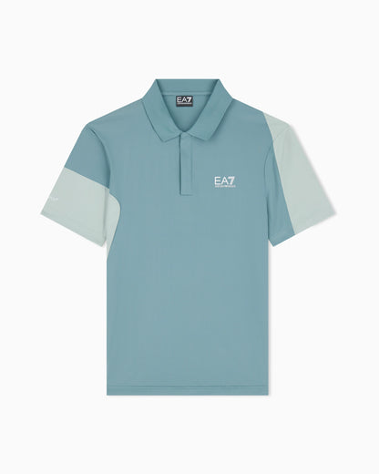 polo shirt Tennis Pro block jersey regular fit