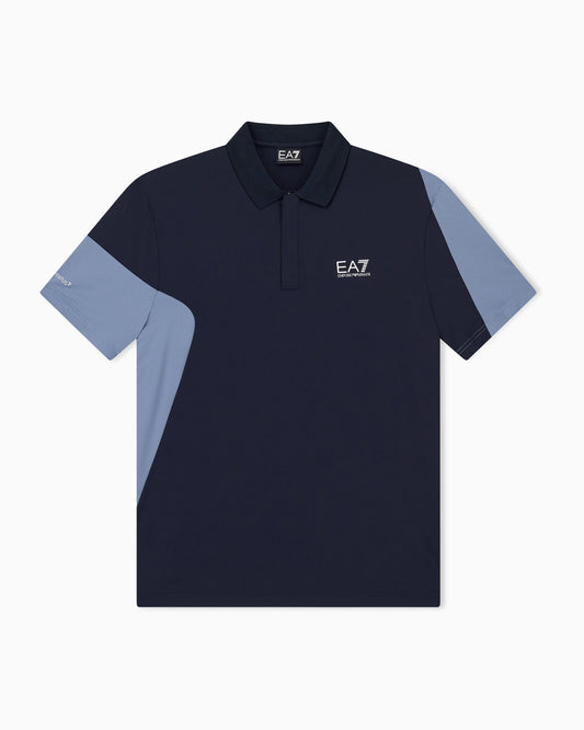 polo shirt Tennis Pro block jersey regular fit