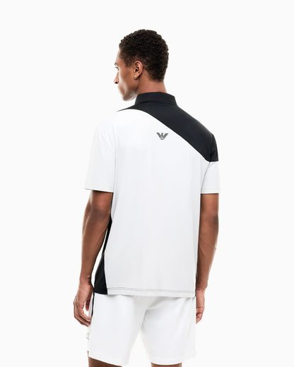 polo shirt Tennis Pro block jersey regular fit