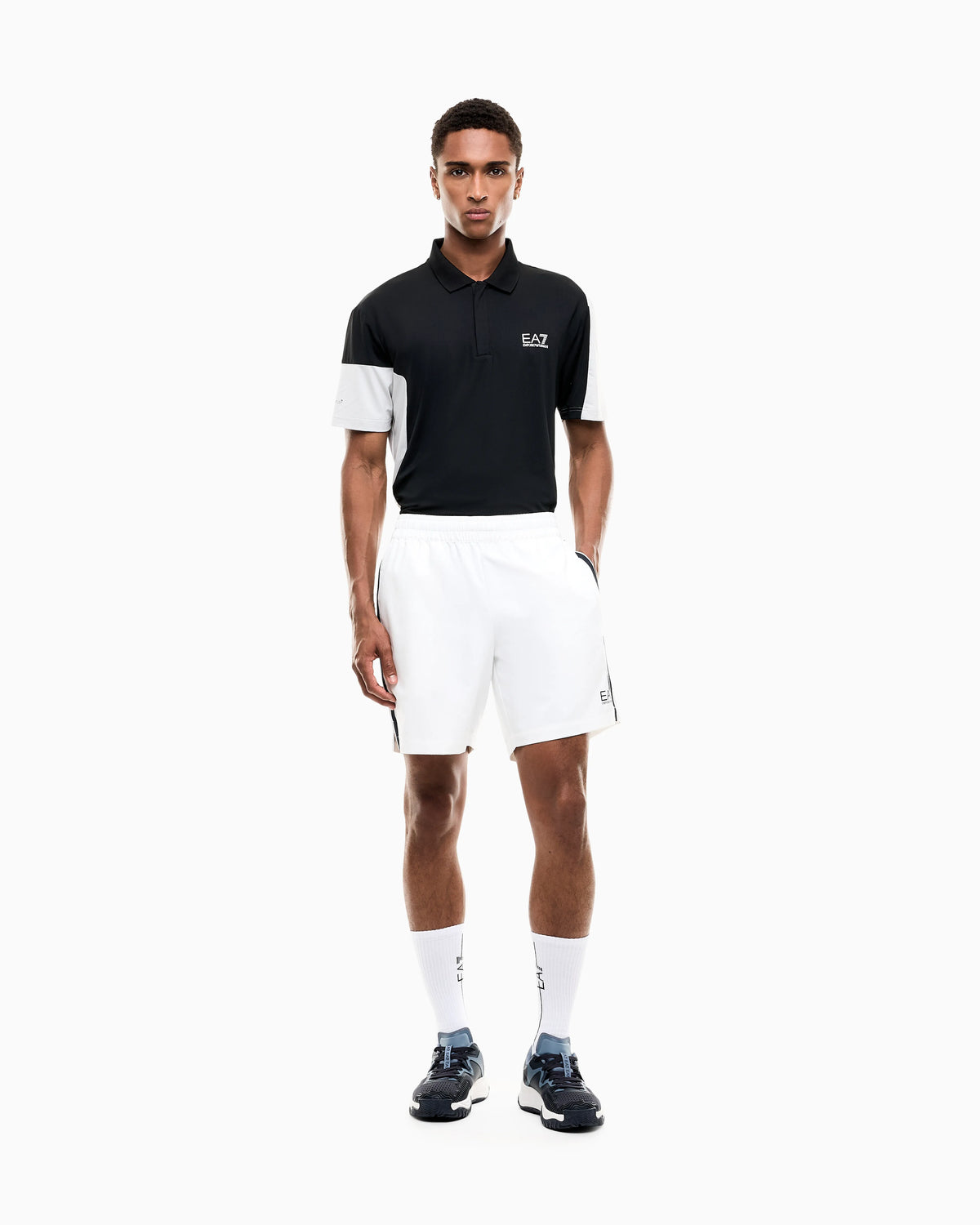 polo shirt Tennis Pro block jersey regular fit