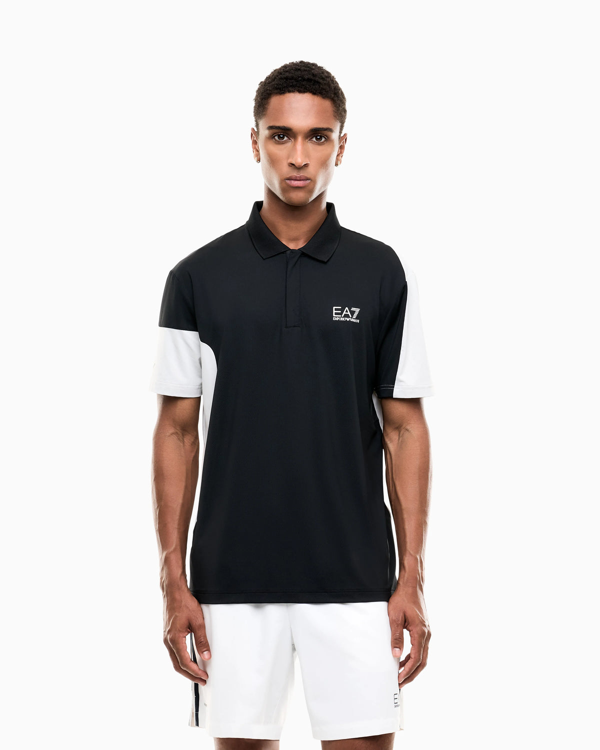 polo shirt Tennis Pro block jersey regular fit