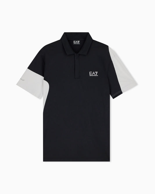 polo shirt Tennis Pro block jersey regular fit