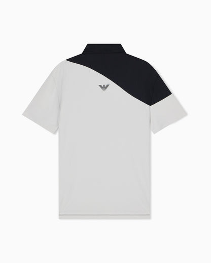polo shirt Tennis Pro block jersey regular fit