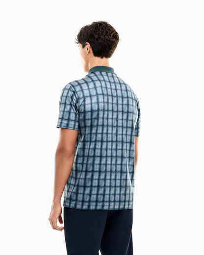 Polo shirt Golf Pro in jersey with graphic print