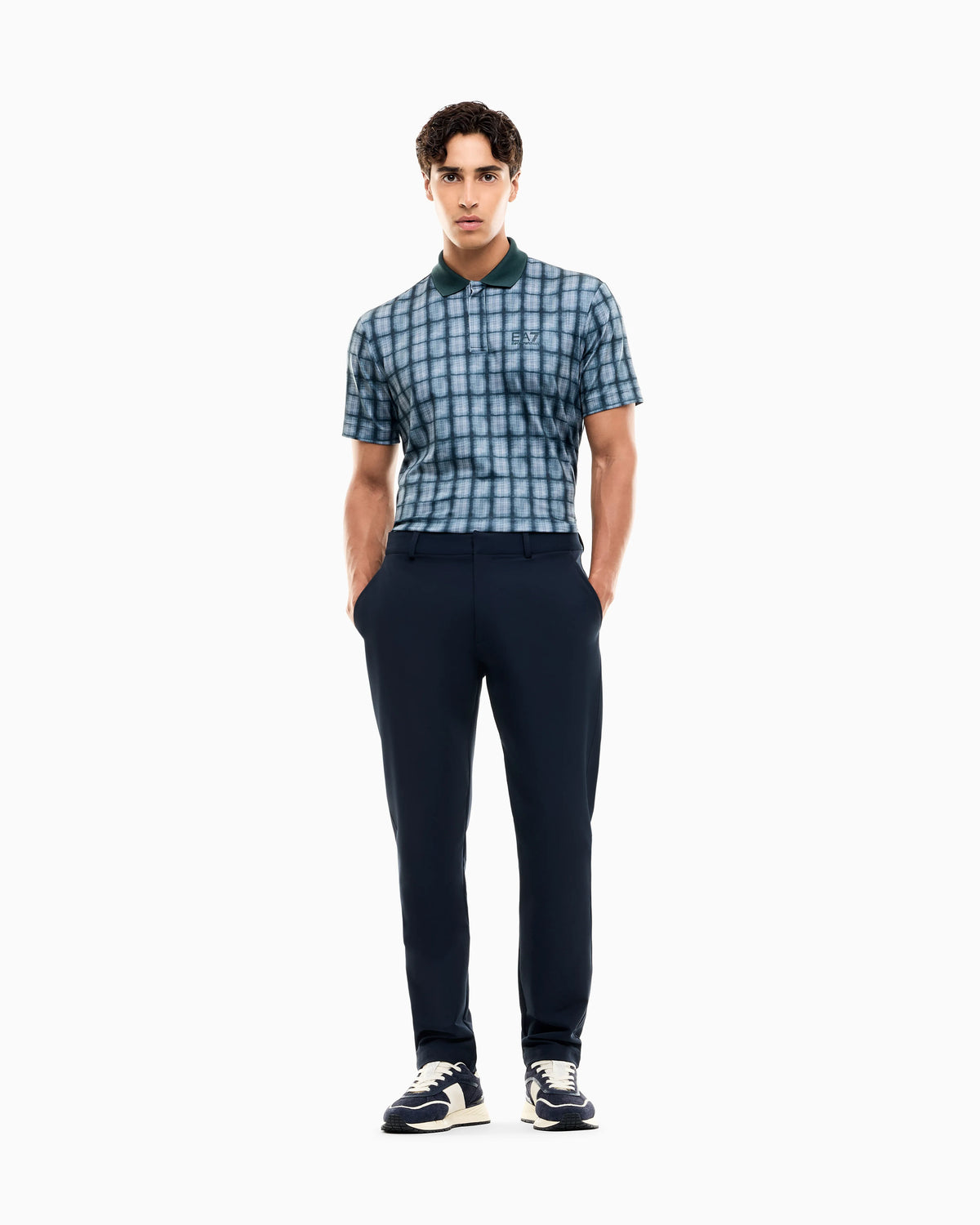 Polo shirt Golf Pro in jersey with graphic print