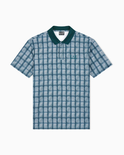 Polo shirt Golf Pro in jersey with graphic print