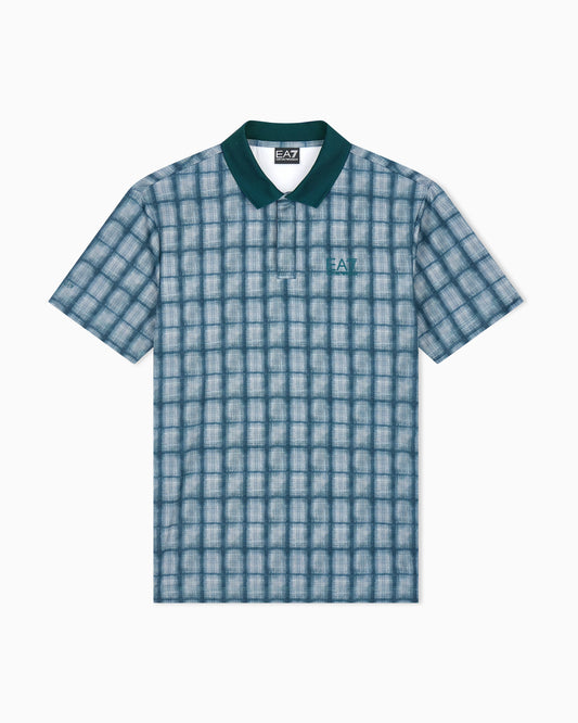 Polo shirt Golf Pro in jersey with graphic print