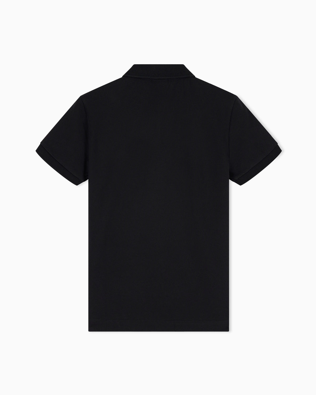 Jersey polo in stretch cotton with metal logo Core Lady