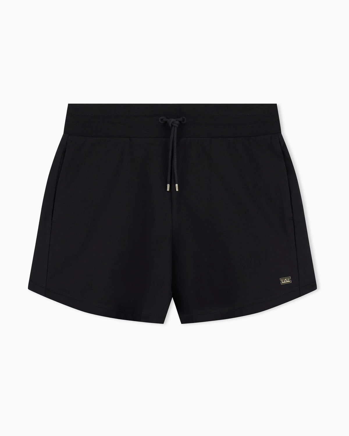 Cotton fleece jersey shorts with drawstring Core Lady