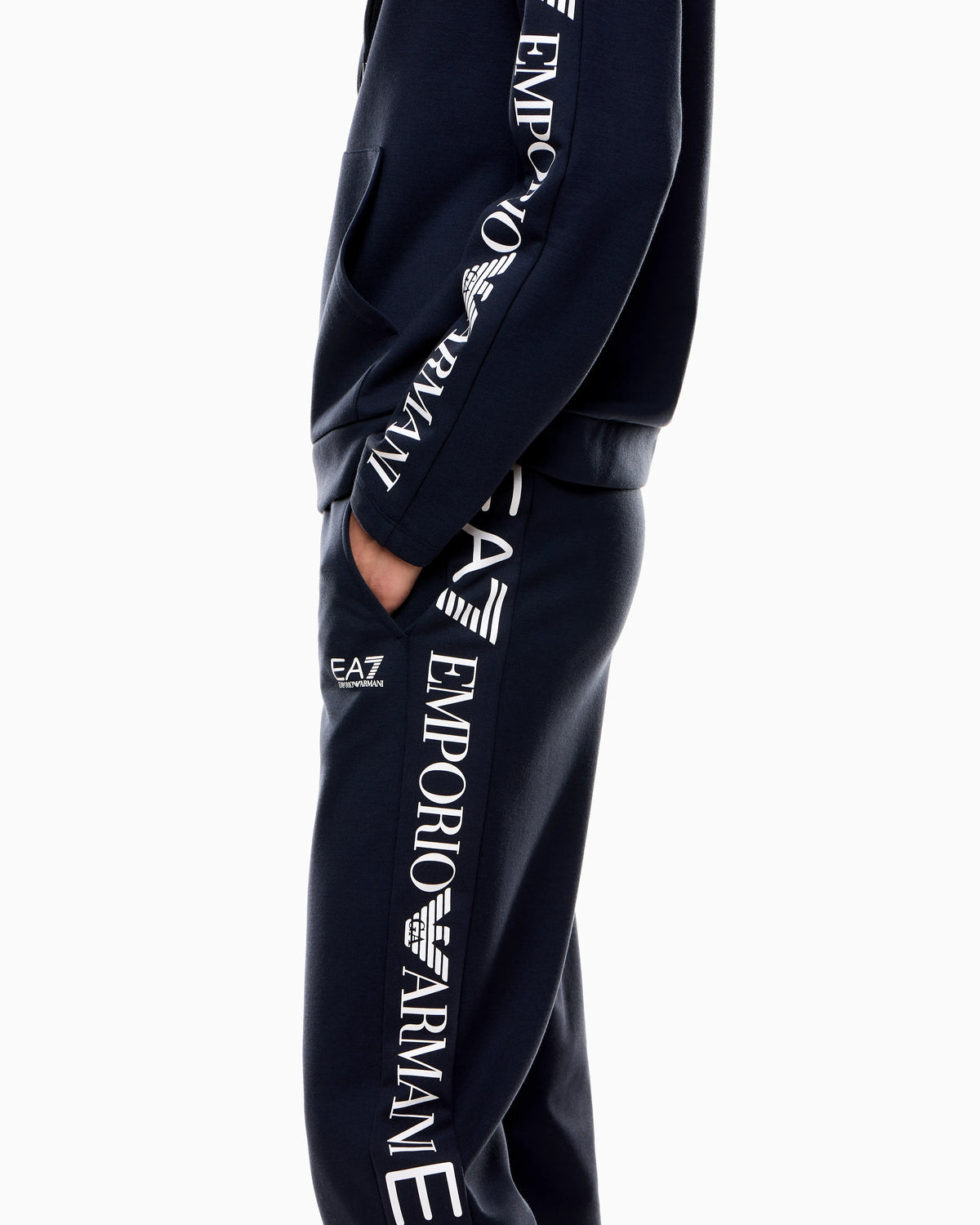 Logo suit in jersey with hoodie and jogger pants Tracksuit