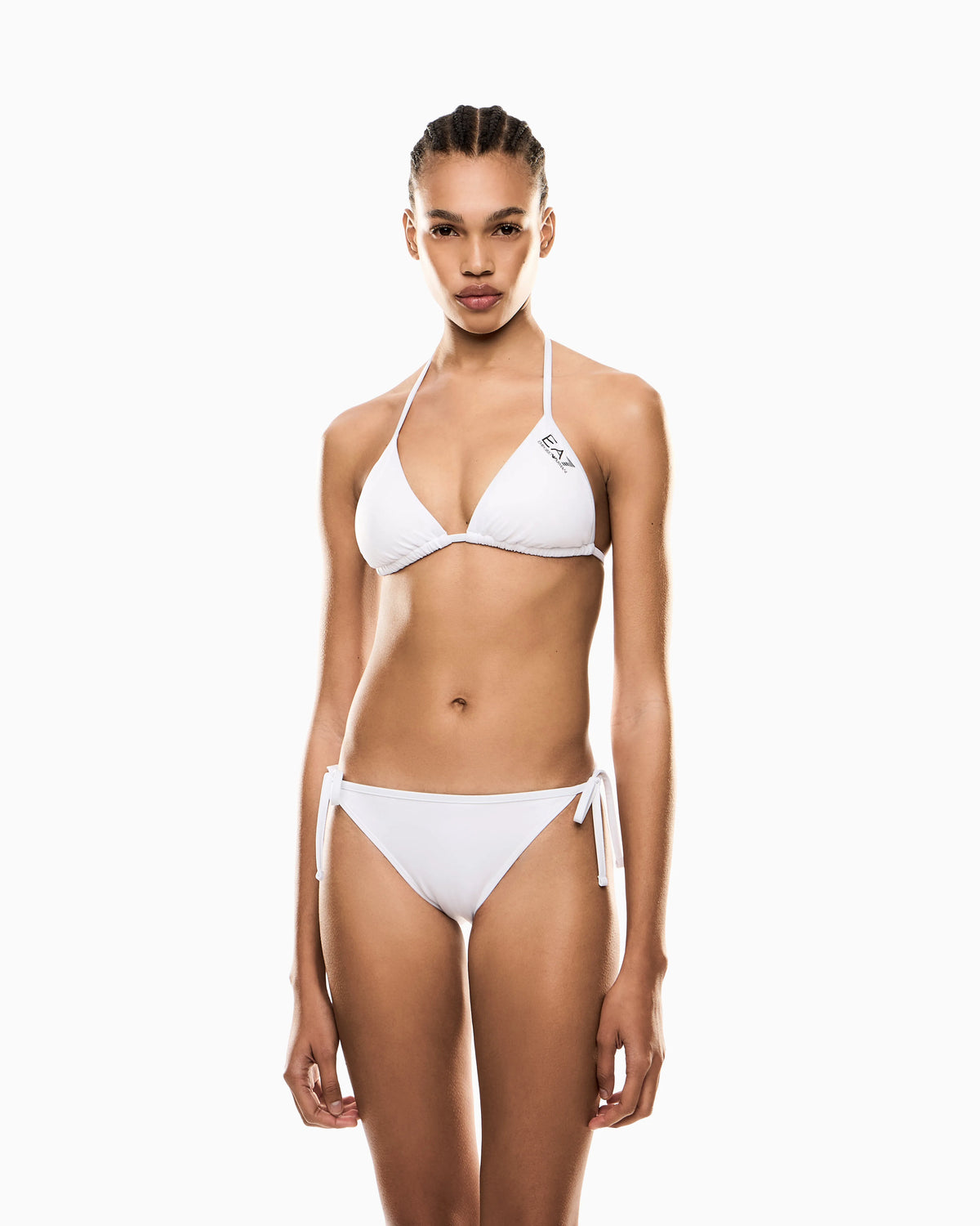 Two-piece bikini with triangle top and ties Water Sports
