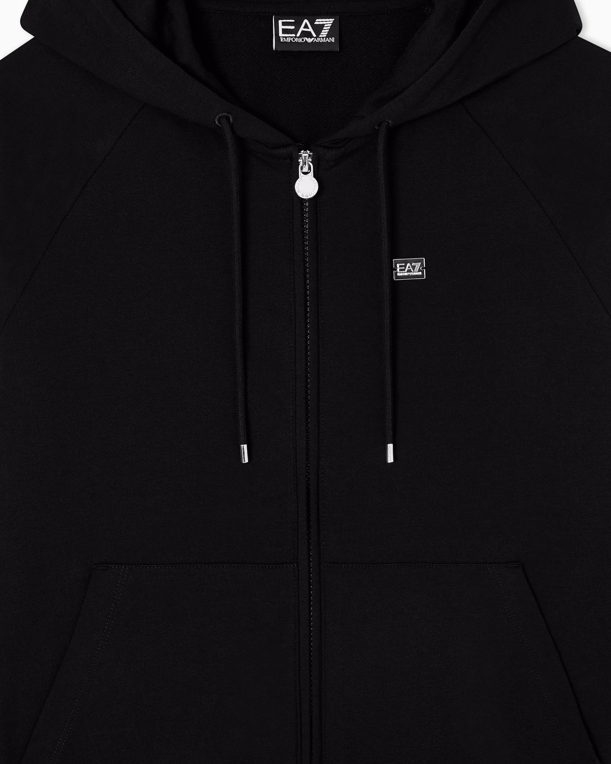 Logo sweatshirt with zip and drawstring hood Core Lady