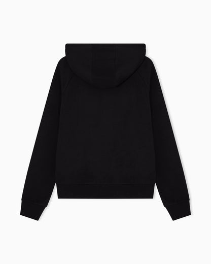 Logo sweatshirt with zip and drawstring hood Core Lady