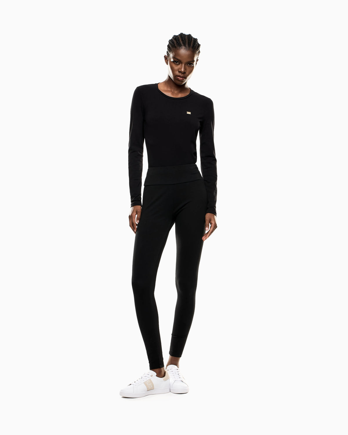 Stretch legging in cotton jersey with high waist Core Lady
