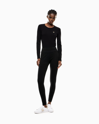 Stretch legging in cotton jersey with high waist Core Lady