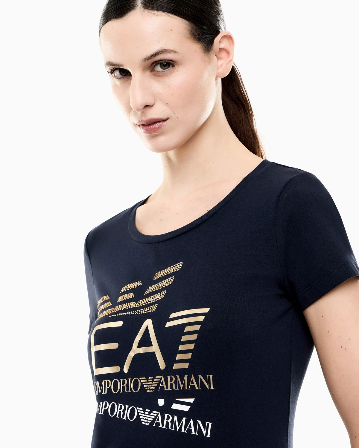 T-shirt "Logo Series" slim fit short sleeve cotton jersey