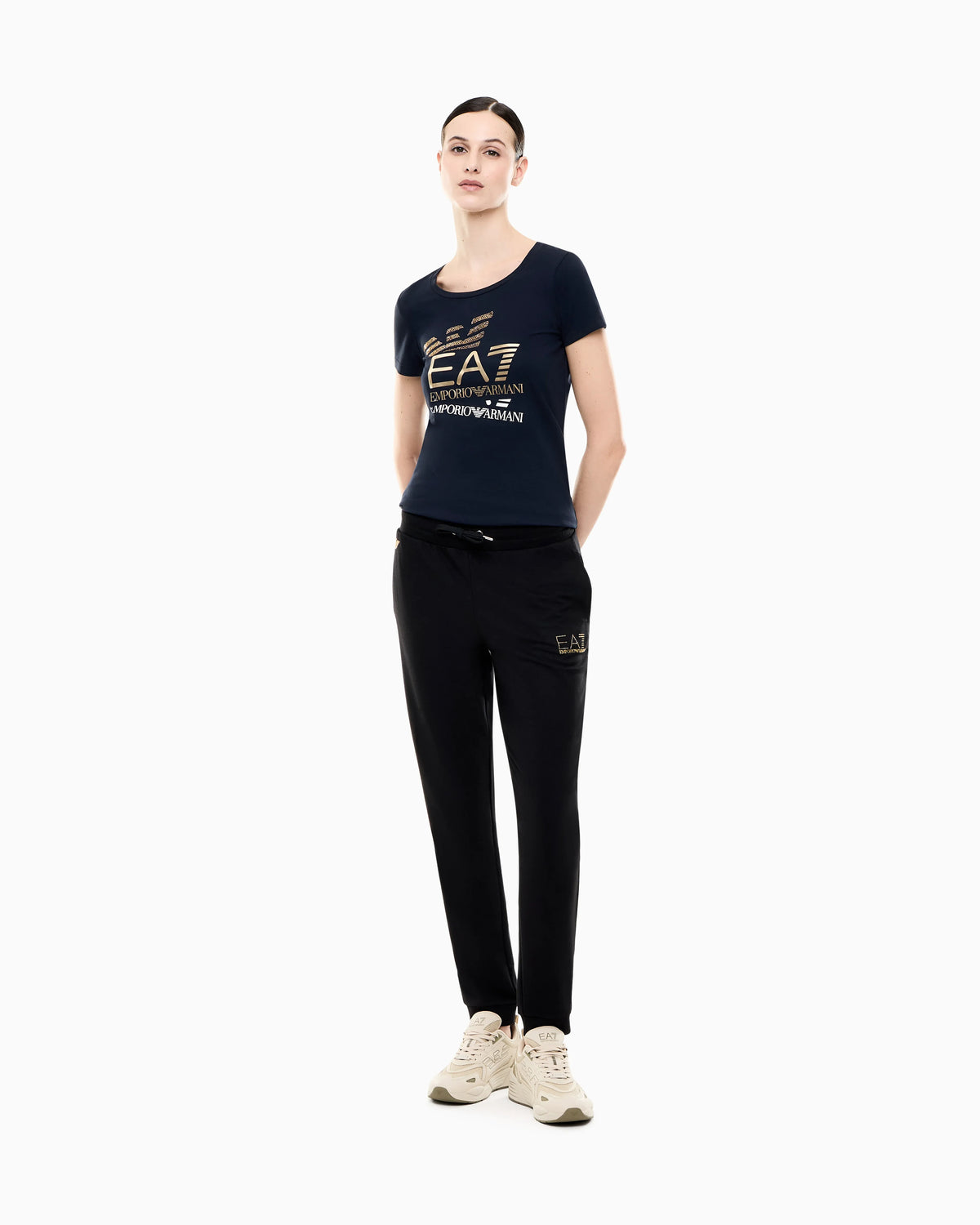 T-shirt "Logo Series" slim fit short sleeve cotton jersey