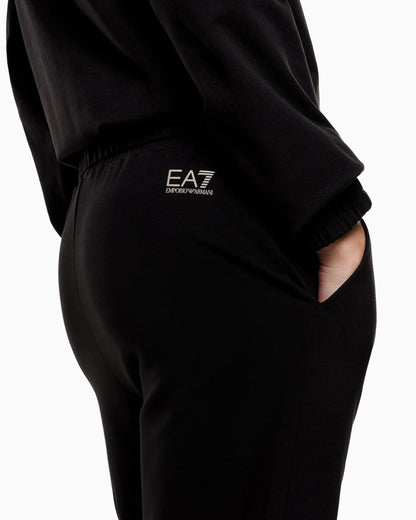 stretch cotton-blend tracksuit
