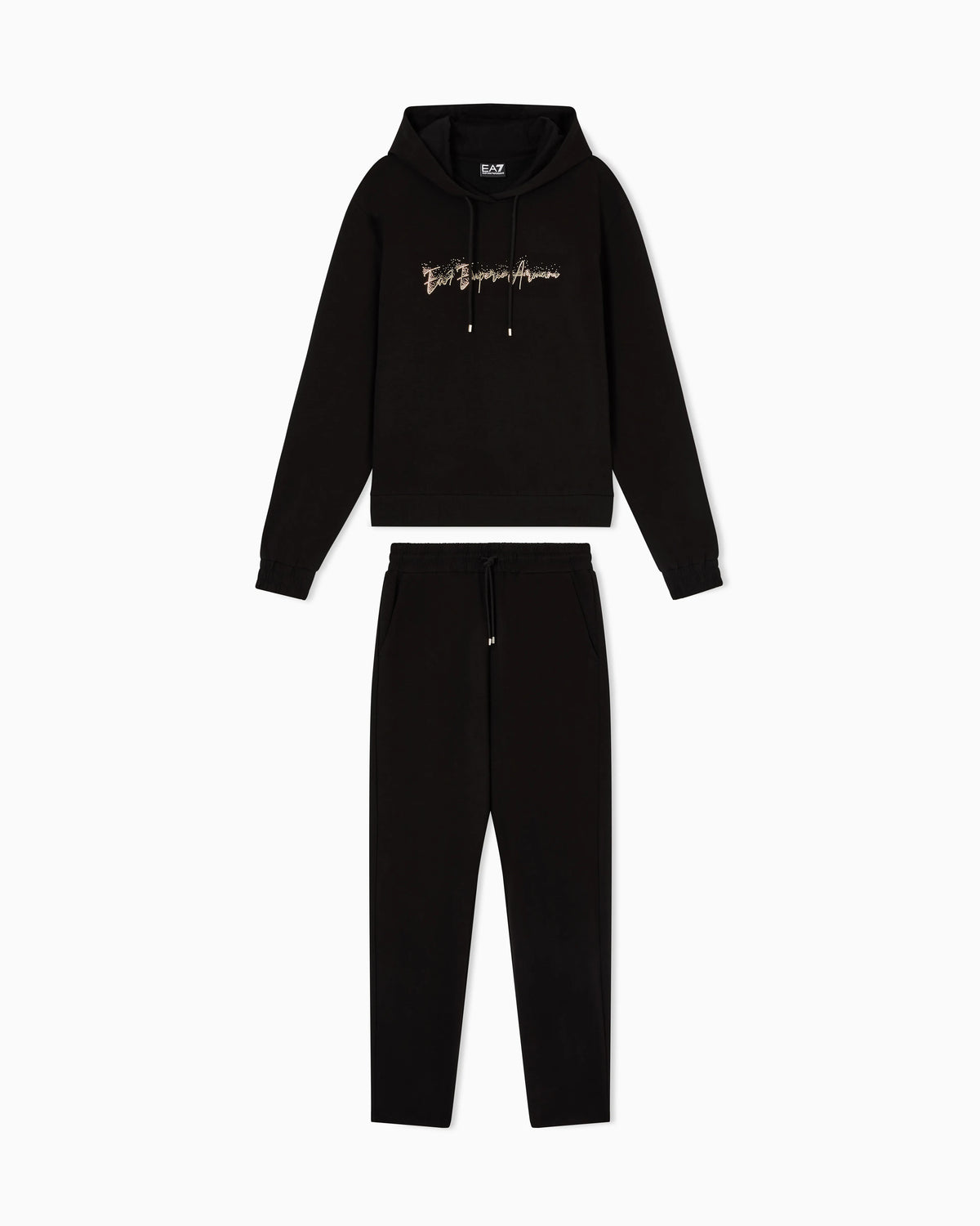 stretch cotton-blend tracksuit